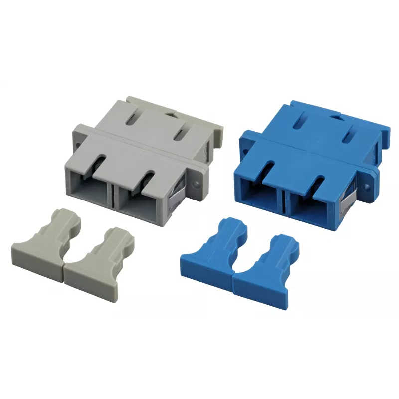 EFB Electronic Coupling SC-Duplex OM3 Plastic Aqua Housing