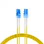 EFB Elektronik IPL-DF-LCULCU-2-0050 OS2 Duplex LC/UPC to LC/UPC Fiber Optic Patch Cable, 0,5 m, Yellow, LSZH