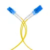 EFB Elektronik IPL-DF-LCULCU-2-0050 OS2 Duplex LC/UPC to LC/UPC Fiber Optic Patch Cable, 0,5 m, Yellow, LSZH