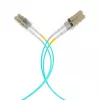 EFB Elektronik IPL-DF-LCULCU-3-0300 Duplex OM3 LC/UPC to LC/UPC Fiber Patch Cable 3 m Aqua LSZH