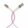 EFB Elektronik IPL-DF-LCULCU-4-0050 Skaidulinio optinio laido jungiamasis kabelis, 0,5 m, OM4, LC Duplex, Aqua