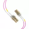 EFB Elektronik IPL-DF-LCULCU-4-0050 Skaidulinio optinio laido jungiamasis kabelis, 0,5 m, OM4, LC Duplex, Aqua