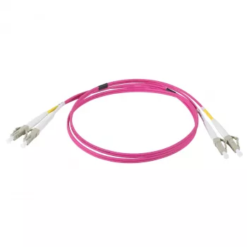 EFB Elektronik IPL-DR-LCULCU-4-0050 Skaidulinis šuolis, 0,5 m, OM4, LC/UPC Duplex, Aqua