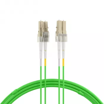 EFB Electronics IPL-DR-LCULCU-5-0050 Skaidulinis šuolis, OM5, LC/UPC į LC/UPC, 0,5 m, LSZH, šviesiai žalia