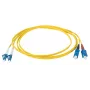 EFB Elektronik IPL-DR-LCUSCU-2-0200 Skaidulinis šuolis OS2 2m LC-SC Duplex LSZH Geltona