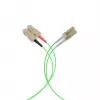 EFB Elektronik IPL-DR-LCUSCU-5-1000 Fiber Optic Patch Cable, OM5, LC-SC, 10 m, LSZH, Lime Green