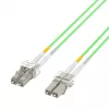 EFB Duplex Patch Cable LC-LC OM5 1,5m LSZH 2mm Lime Green