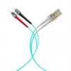 EFB Elektronik O0313.35 35 m OM3 šviesolaidinis jungiamasis laidas, LC-ST, duplex, LSZH, aqua