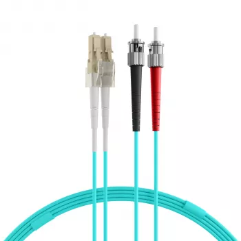 EFB Elektronik O0313.40 Šviesolaidinis jungiamasis laidas, OM3, 40 m, LC-ST, Aqua