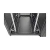 EFB Elektronik PRO 42U 19 colių serverio spinta, tinklo spinta, Jet Black RAL 9005, 800x1000 mm