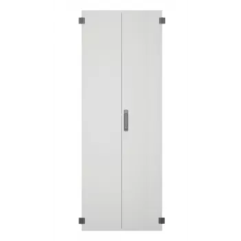 EFB PRO-TUR428S2.GR Spintelės durys PRO 42HE, plotis 800 mm, plienas, 2 dalys, sukamoji rankena, RAL 7035 šviesiai pilka