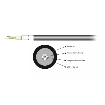 EFB Elektronik INFRALAN U-DQ(ZN)BH 8G 50/125µm OM2 LSZH Black CPR Dca