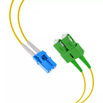 EFB Elektronik Duplex Jumper LC-SC/APC 9/125µm OS2 LSZH Yellow 2,0mm 35m