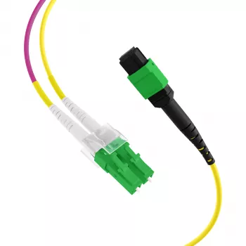 EFB Elektronik MTPF12LCAPC-1 - 1 m - OS2 - MTP - 12x LC Fiber Optic Breakout Cable