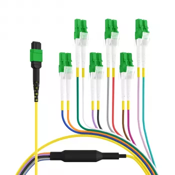 EFB Elektronik MTPF12LCAPC-3 3 m OS2 MTP 12x LC Fiber Optic Breakout Cable