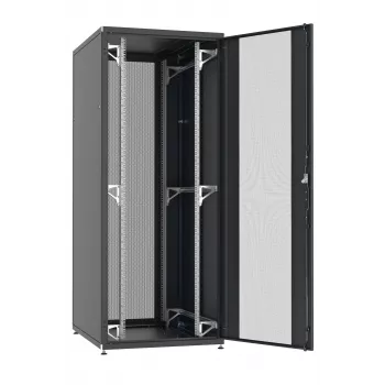 EFB Elektronik PRO 42HE Server Rack 800x1000 mm Light Grey RAL7035 Perforated Double-leaf Front/Rear Door