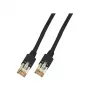 EFB Electronics RJ45 Patch Cable Cat.5e F/UTP LSZH Draka UC300 TM11 Black 0,15m