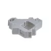EFB Elektronik Keystone Module Holder 1-Port, for DIN Rail in Distribution Boxes, Plastic, White (RAL 9010)