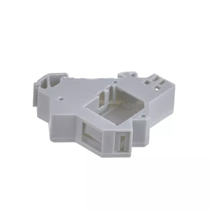 EFB Elektronik Keystone Module Holder 1-Port, for DIN Rail in Distribution Boxes, Plastic, White (RAL 9010)