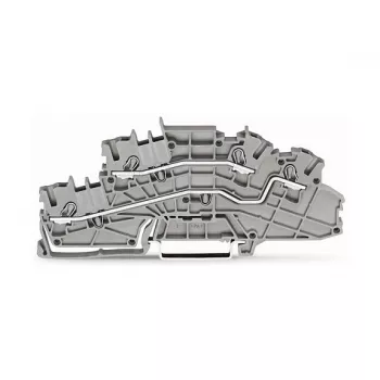 WAGO 2003-6642 Perėjimo gnybtų blokas, TOPJOB® S, 2 laidininkų, 4 mm², pilkas, 800 V, 24 A