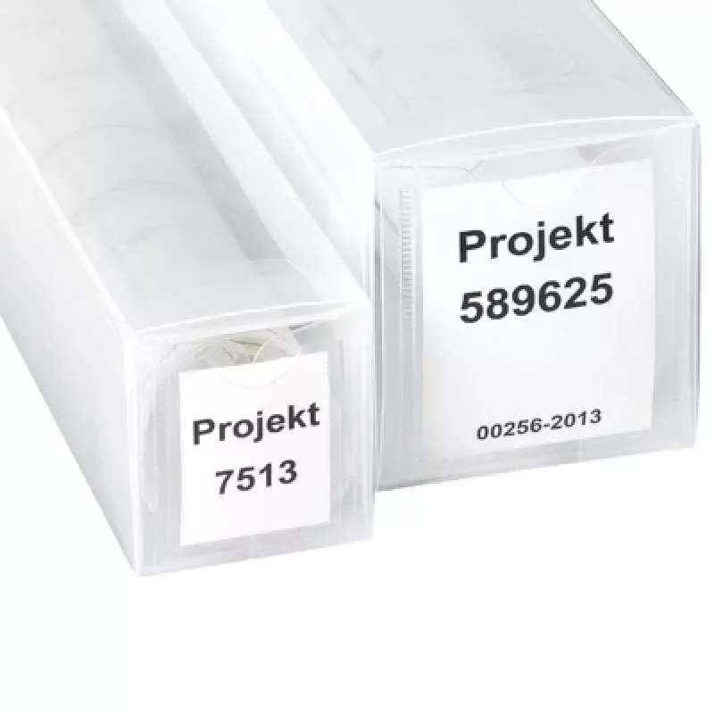 Eichner Planhülse 4,5 cm Transparent - Document Storage Tube