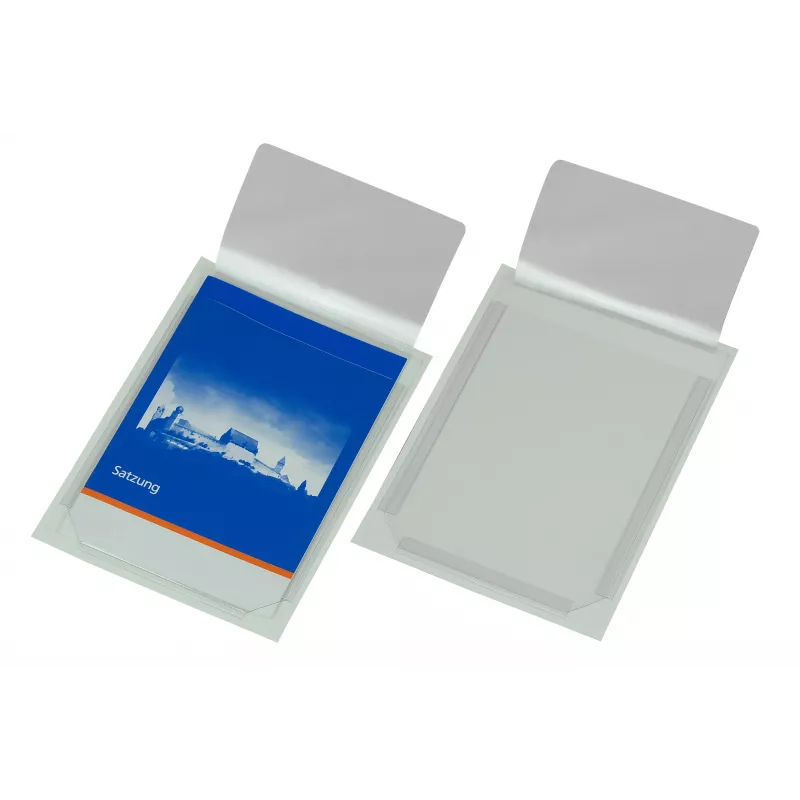 Eichner 10 Self-Adhesive Document Sleeves Transparent A4