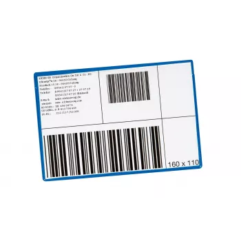 Eichner Label Pockets Blue 10 vnt. – Lipnūs dokumentų laikikliai A4 formatui