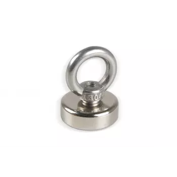Eichner Eyelet Magnets sidabriniai, metaliniai Ø 2.5 x 7,7 cm, 5 vnt.
