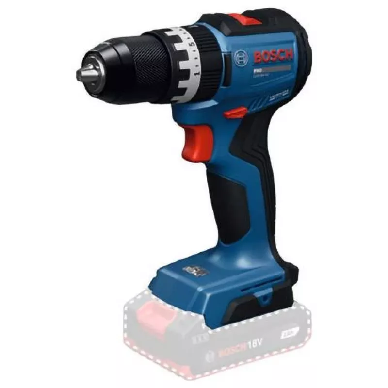 Bosch Professional GSB 18V-52 belaidis smūginis gręžtuvas su 2 akumuliatoriais 18V L-BOXX dėkle (Mažmeninė prekyba)