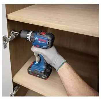 BOSCH Professional GSB 18V-52 belaidis smūginis gręžtuvas/suktuvas su 2 akumuliatoriais 2.0 Ah, L-Case