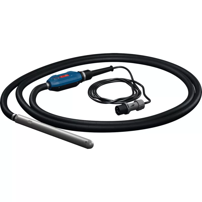BOSCH POWERTOOLS PRO GDI38-500 betono vibratorius (juodas/mėlynas, 38 mm vibratoriaus galvutė)
