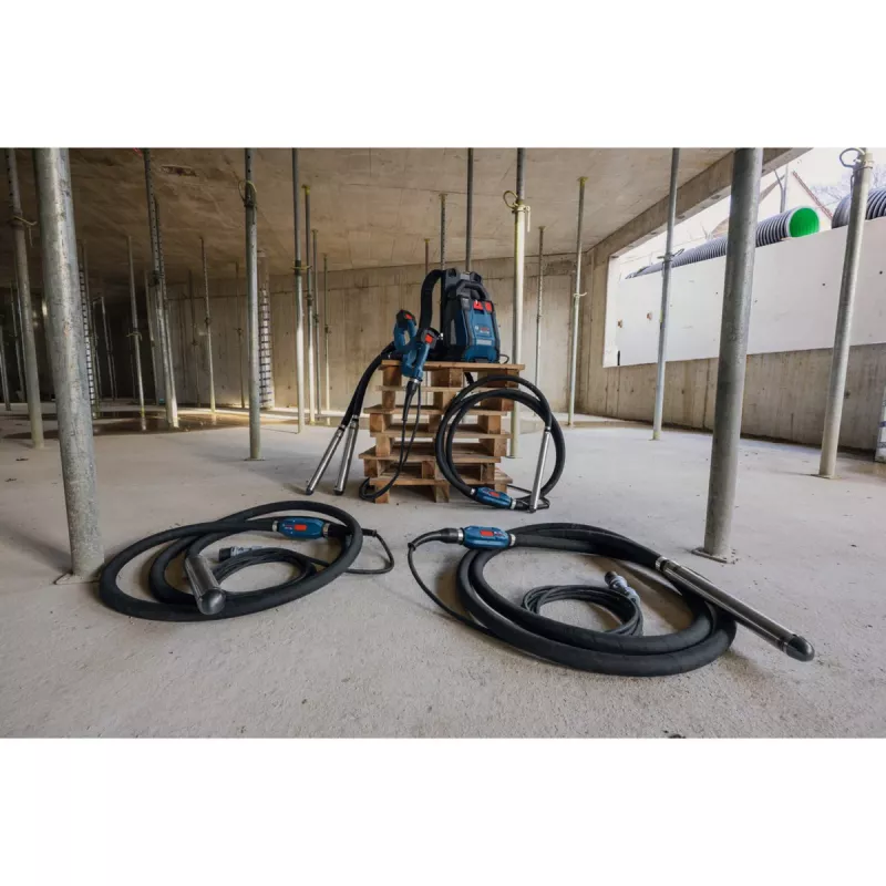 BOSCH POWERTOOLS PRO GDI50-500 Betono vibratorius (juodas/mėlynas, 50 mm vibratoriaus galvutė)