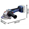 BOSCH POWERTOOLS Combo Kit 18V belaidis gręžtuvas-suktuvas, smūginis suktuvas, plaktukinis gręžtuvas, kampinis šlifuoklis (4 įrankių rinkinys)