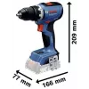 BOSCH POWERTOOLS Combo Kit 18V belaidis gręžtuvas-suktuvas, smūginis suktuvas, plaktukinis gręžtuvas, kampinis šlifuoklis (4 įrankių rinkinys)