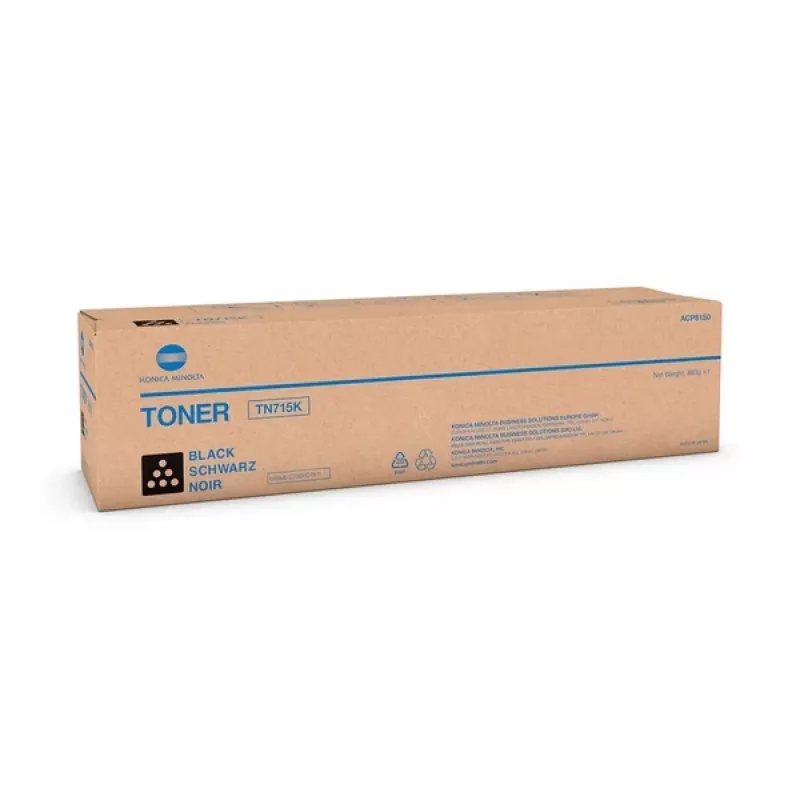 Konica Minolta TN-715K Tonerio kasetė juoda ACP8150, skirta Bizhub C750i/C650i