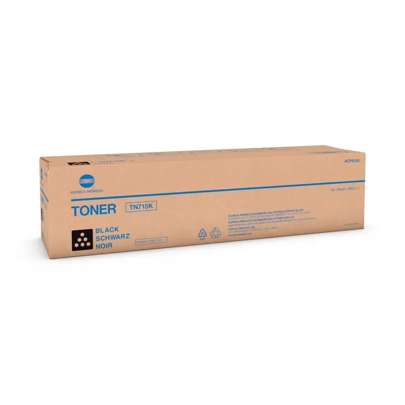 Konica Minolta TN-715K Tonerio kasetė juoda ACP8150, skirta Bizhub C750i/C650i