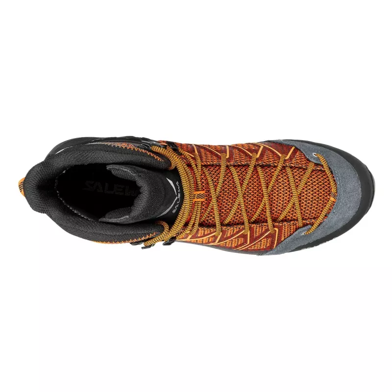 Salewa Mountain Trainer Lite Mid GTX Hiking Boots - Black/Carrot, Size 46