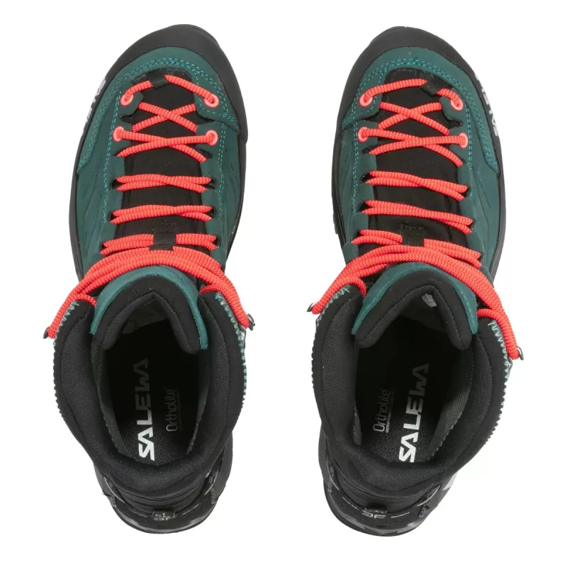 SALEWA Women's Mtn Trainer Mid GTX Hiking Boots - Atlantic Deep/Ombre Blue - UK 5 (EU 38)