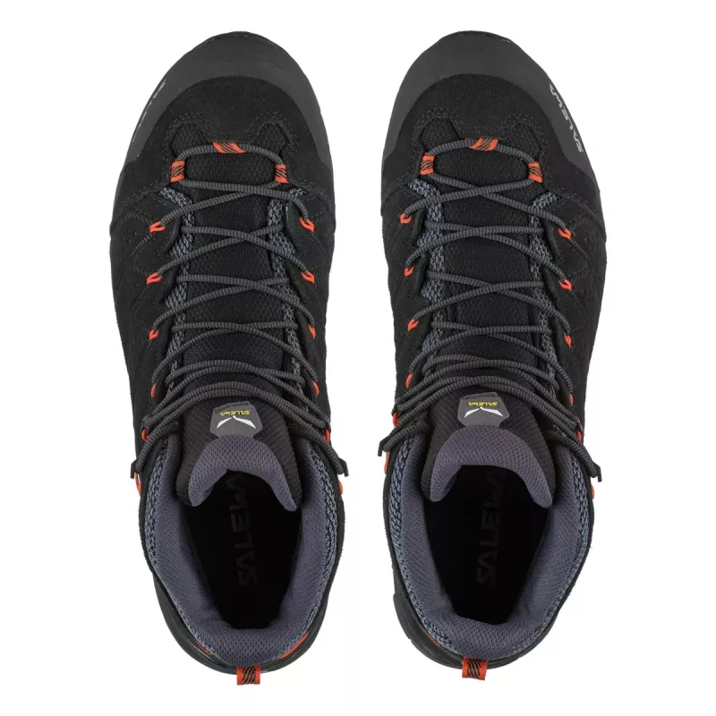 SALEWA Alp Mate Mid WP Hiking Boots Black Out/Fluo Orange UK 11 (EU 46)