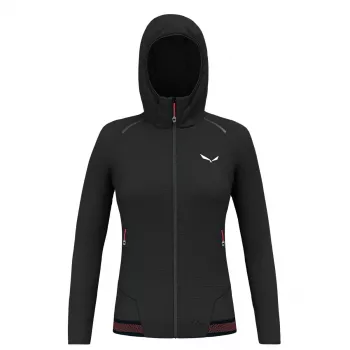 Salewa Pedroc PL Hooded Jacket Women's - Black Out, Size S