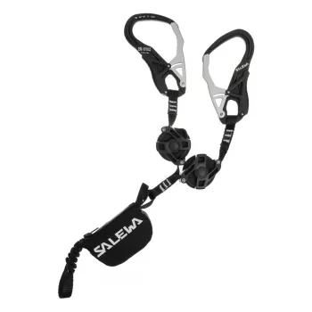 SALEWA Ergo Lanyard zip-black Retractable Lanyard