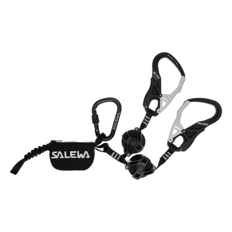 SALEWA Ergo Lanyard zip-black Retractable Lanyard
