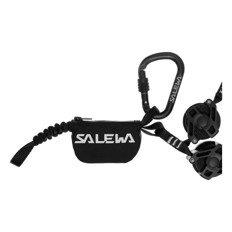 SALEWA Ergo Lanyard zip-black Retractable Lanyard