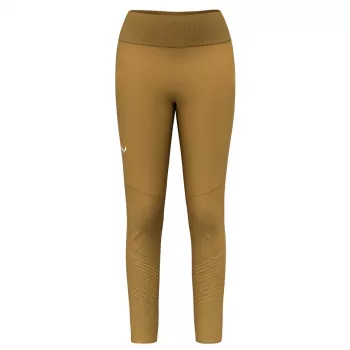Salewa Pedroc Dry Resp Hybrid Tights Women's - Golden Brown, XS/S