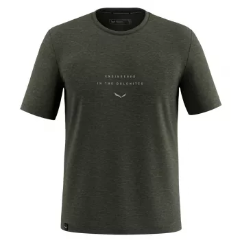 Salewa Eagle Eitd AM T-Shirt S - Dark Olive