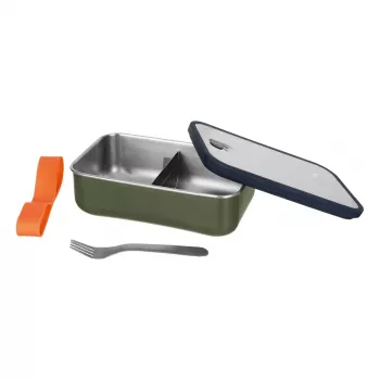 Salewa Puez Lunch Box Dark Olive 800 ml Nerūdijančio Plieno Indelis