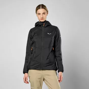 SALEWA Striukė Puez Catinaccio 2 TWR HD Moterims - Juoda