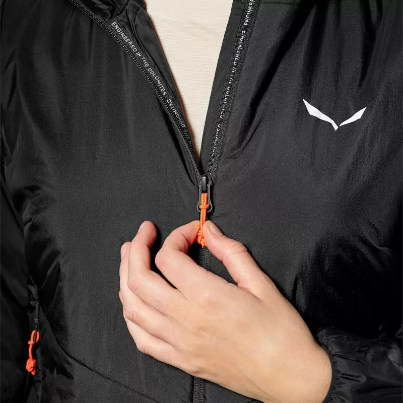 SALEWA Striukė Puez Catinaccio 2 TWR HD Moterims - Juoda