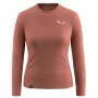 Salewa Puez Dry Tee Moteriški Marškinėliai - Etruscan Red, Dydis L