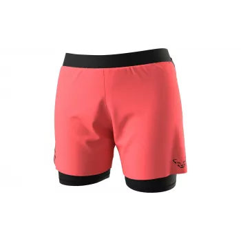 SALEWA Women's Dynafit Alpine Pro 2/1 Running Shorts - Cabana/Black Out, XS